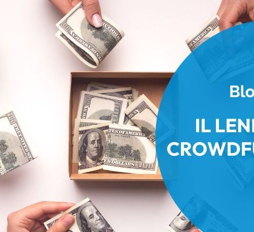 Mani che depositano banconote in una scatola, rappresentazione del lending crowdfunding