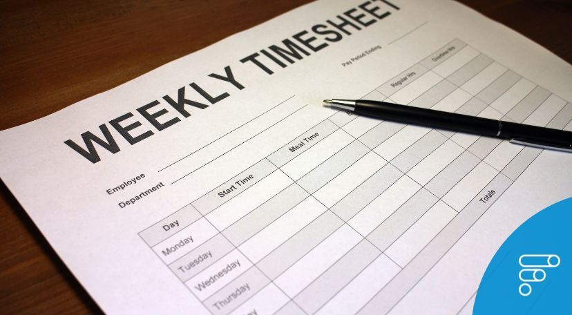 Foglio timesheet settimanale compilabile per la rendicontazione nei bandi.